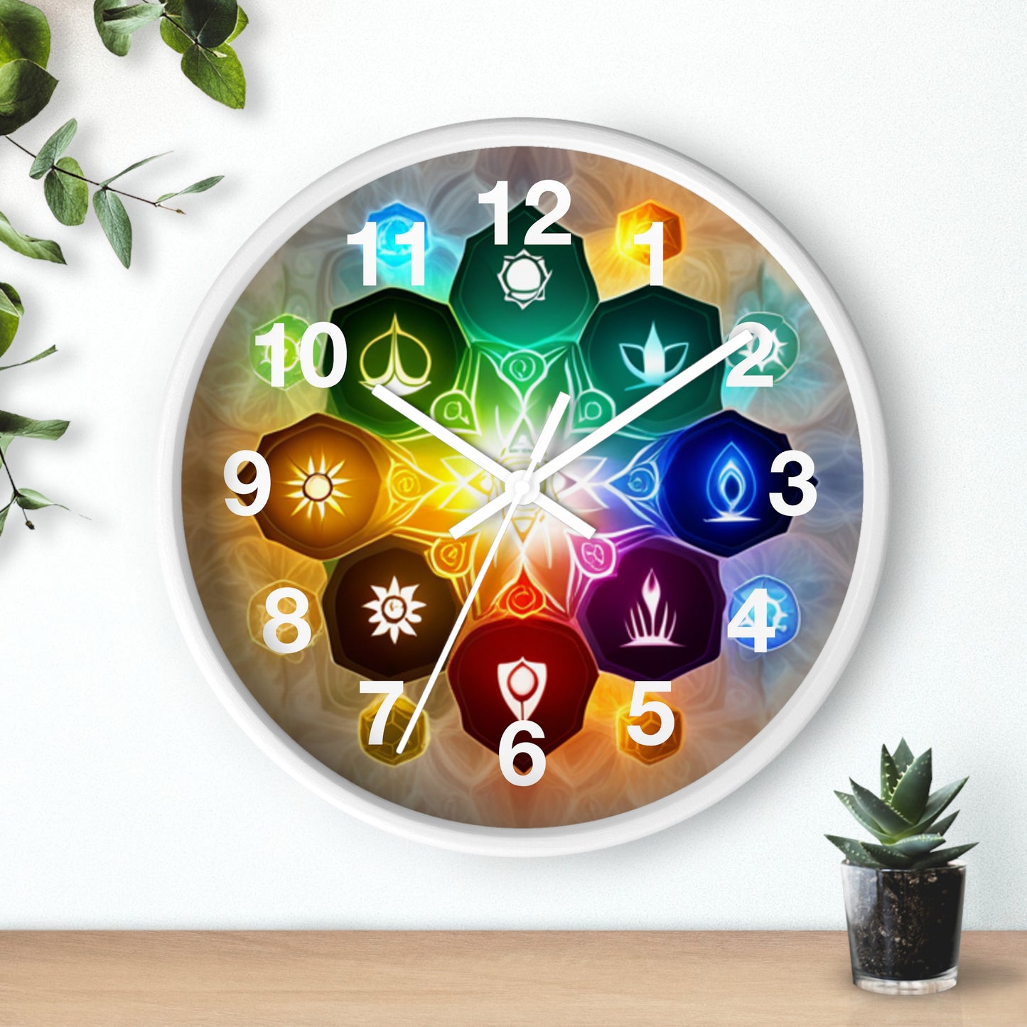 Chakra Wall Clock