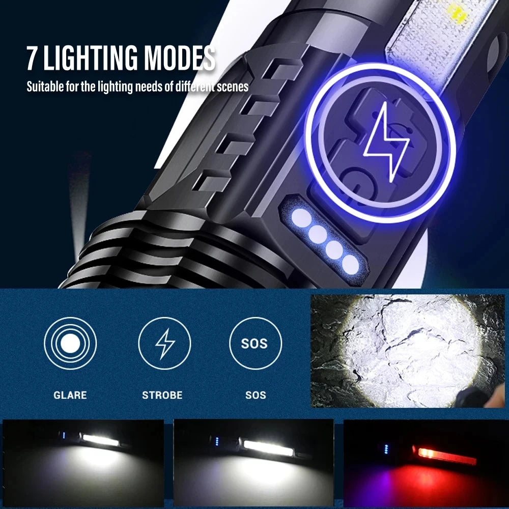 High Power Tactical Flashlight