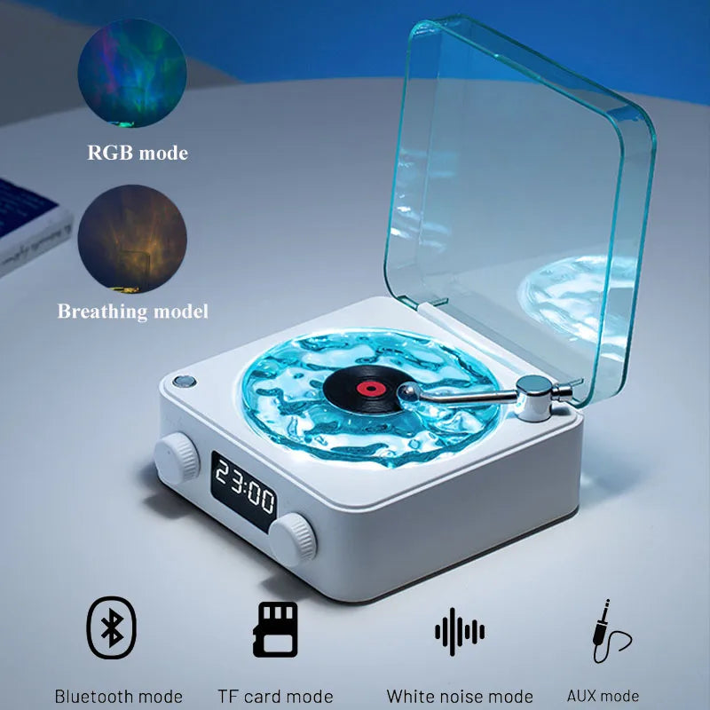 Waves Retro Bluetooth Vinyl Record Player