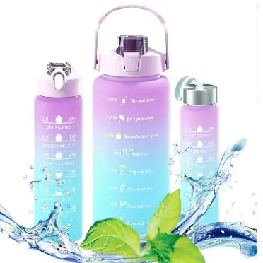 Motivational Water Bottle Set Of 3